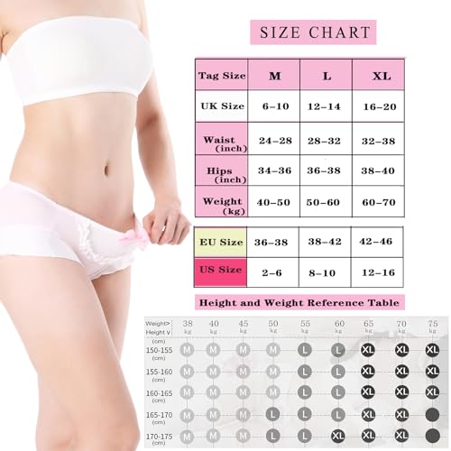 Frilly Satin Bikini Briefs with Bow Accent