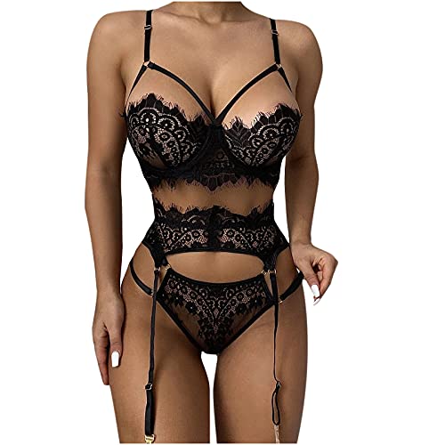 Satin Lace Intimates Set for Women UK