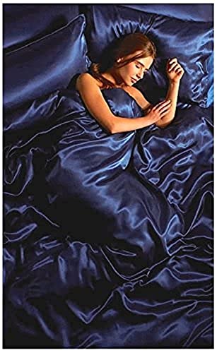 Double Satin Bedding Set with 6 Pieces