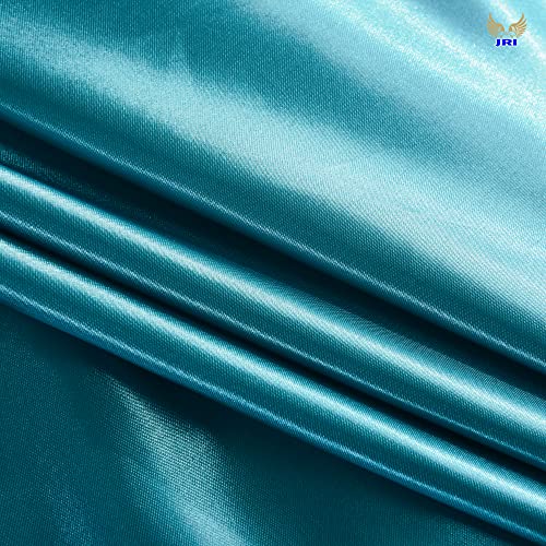 6-Piece Satin Luxury Bedding Set, Teal