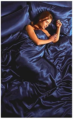 Double Satin Bedding Set with 6 Pieces