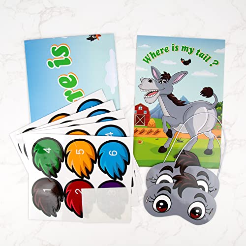 Pin the Tail on the Donkey Game for Kids