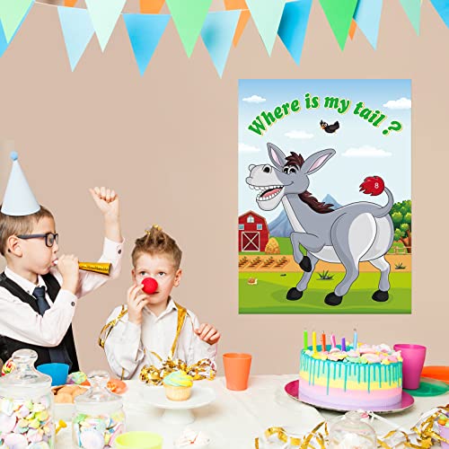 Pin the Tail on the Donkey Game for Kids