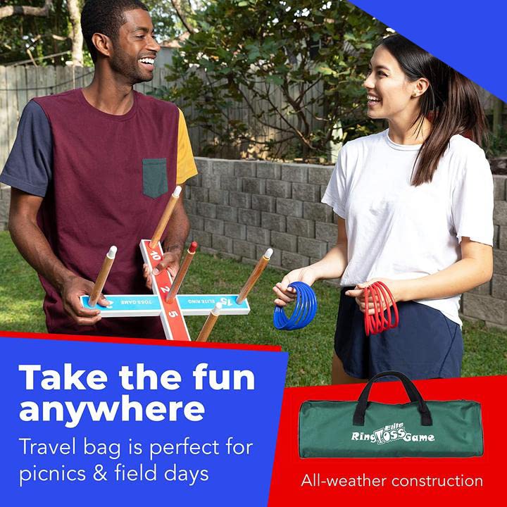 Outdoor Ring Toss Game for Kids and Adults