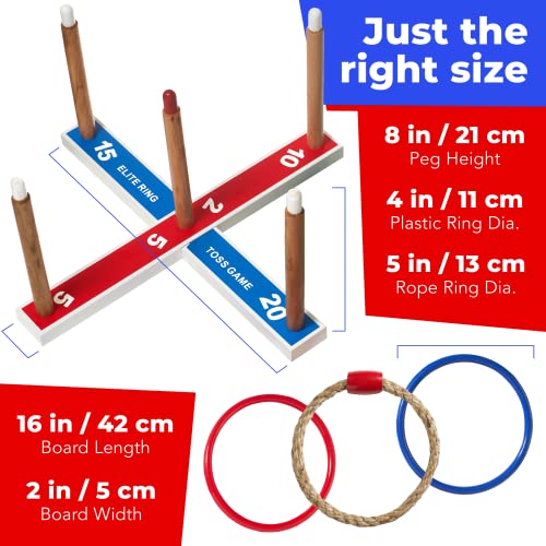 Outdoor Ring Toss Game for Kids and Adults