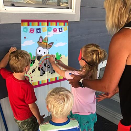 Mexican Fiesta Party Games - Pin the Tail Fun