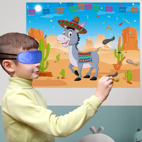 Pin the Tail on the Donkey Party Game
