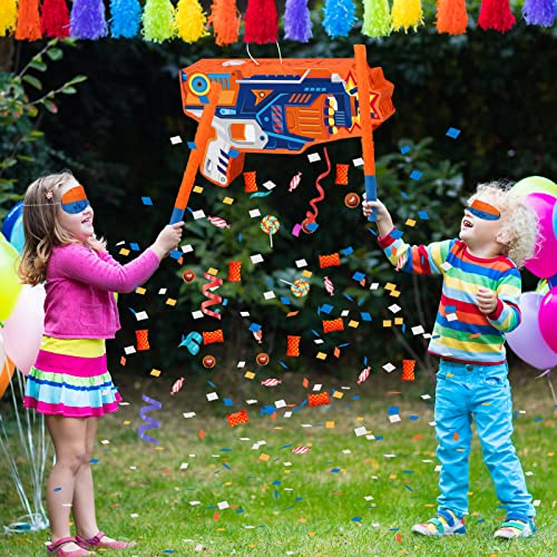 Dart Piñata Party Set with Blinders and Confetti