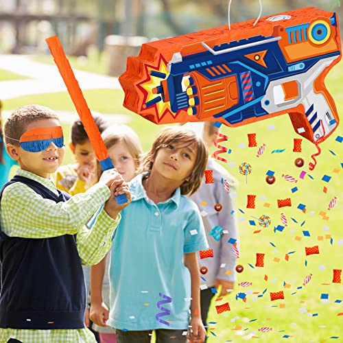 Dart Piñata Party Set with Blinders and Confetti