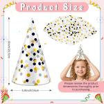 Assorted Birthday Party Hats - 20 Pack for Kids