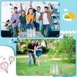 72 Pcs Outdoor Ring Toss Game for Parties