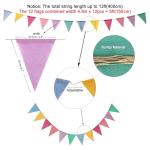 Pastel Pennant Banner Flags for Birthday Parties & More