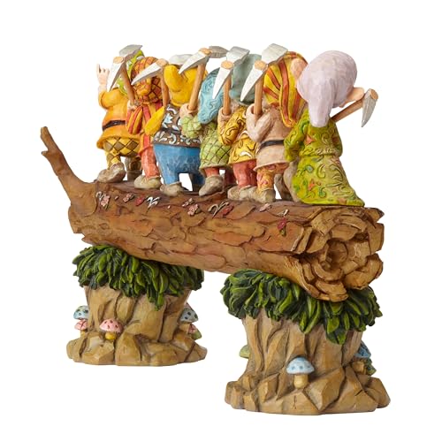 Snow White & The Seven Dwarfs Log Figurine