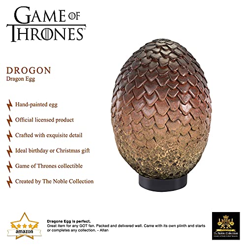 Game of Thrones Drogon Egg Figurine (Red)