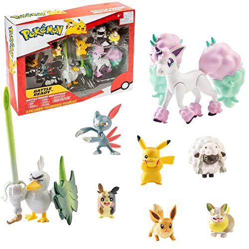 Pokémon Battle Ready 8-Pack Figurine Set