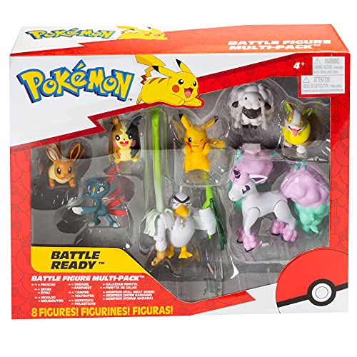 Pokémon Battle Ready 8-Pack Figurine Set