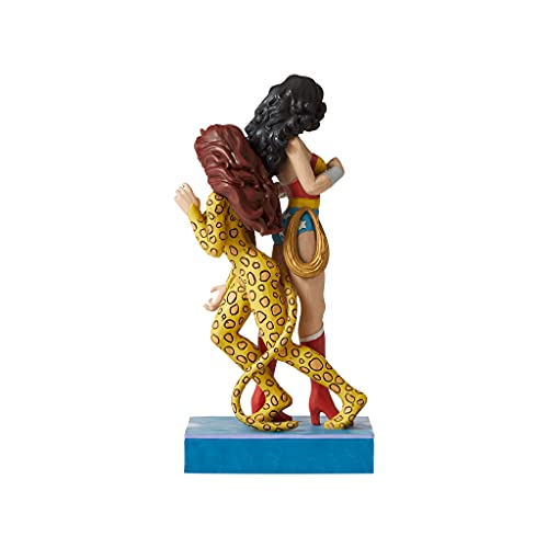 Jim Shore Justice League Wonder Woman vs Cheetah Figurine