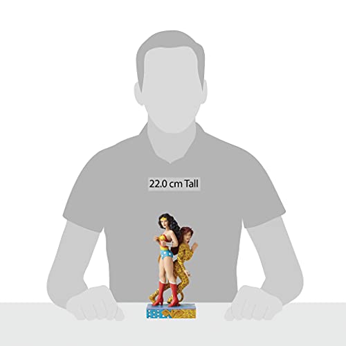 Jim Shore Justice League Wonder Woman vs Cheetah Figurine