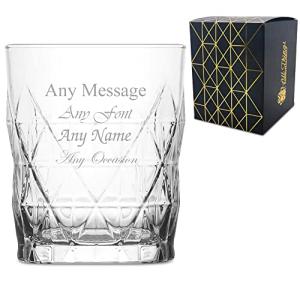 Personalized Engraved Whisky Glass with Gift Box