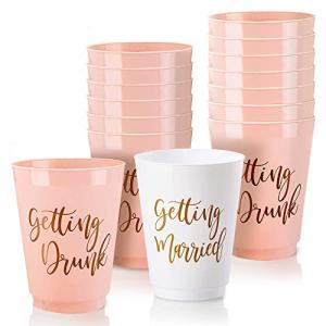 Colorful Bride Tribe 15-Piece Hen Party Cup Set
