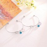 Personalized Initial Birthstone Bracelet for Women