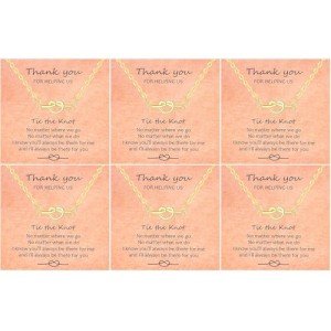 Bridesmaid Proposal Gift Set - Knot Necklaces