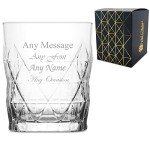 Personalized Engraved Whisky Glass with Gift Box