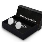 Custom Engraved Cufflinks for Weddings and Gifts