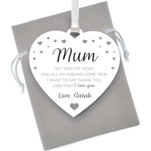 Personalized Mother of the Bride Gift Keepsake
