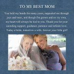 Infinity Heart Silver Necklace for Mom from Bride