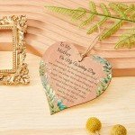 Rustic Wooden Keyring Set for Mother of the Bride