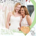 Rustic Wooden Keyring Set for Mother of the Bride