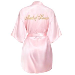 Elegant Satin Bride & Bridesmaid Kimono Robes