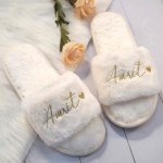 Custom Bridal & Bridesmaid Slippers Gift Set