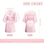 Elegant Satin Bride & Bridesmaid Kimono Robes