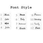 Custom Bridal & Bridesmaid Slippers Gift Set