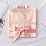 Elegant Satin Bride & Bridesmaid Kimono Robes
