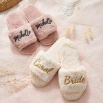 Custom Bridal & Bridesmaid Slippers Gift Set