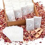 Wedding Confetti Bags Kit with Dried Flower Petals