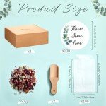 Wedding Confetti Bags Kit with Dried Flower Petals
