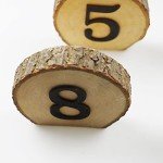 Rustic Wooden Wedding Table Numbers 1-10