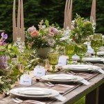 Elegant Wedding Place Cards - 50 White Cards