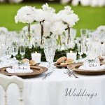 50 Leaves Design Wedding Place Cards - 50 Pack