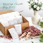 Wedding Confetti Bags Kit with Dried Flower Petals