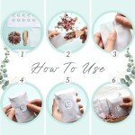 Wedding Confetti Bags Kit with Dried Flower Petals