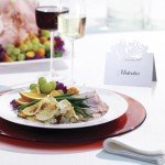 Elegant Wedding Place Cards - 50 White Cards