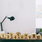 Rustic Wooden Wedding Table Numbers 1-10