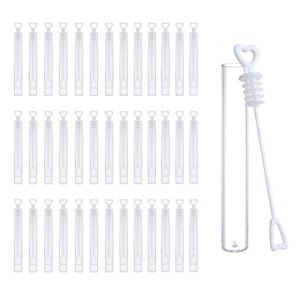 Mini Bubble Tubes - 50 Pack for Weddings & Parties
