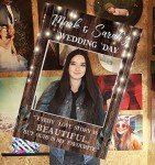 Personalized Wedding Selfie Photo Frame