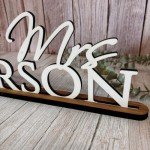Personalized Mr & Mrs Wedding Name Sign